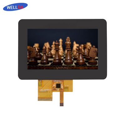 Normally White TFT Touch Screen 4.3 Inch TFT LCD Module CTP