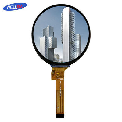 1.6 LCD Round Tft Screen 2 White LED Backlights For Consistent Illumination