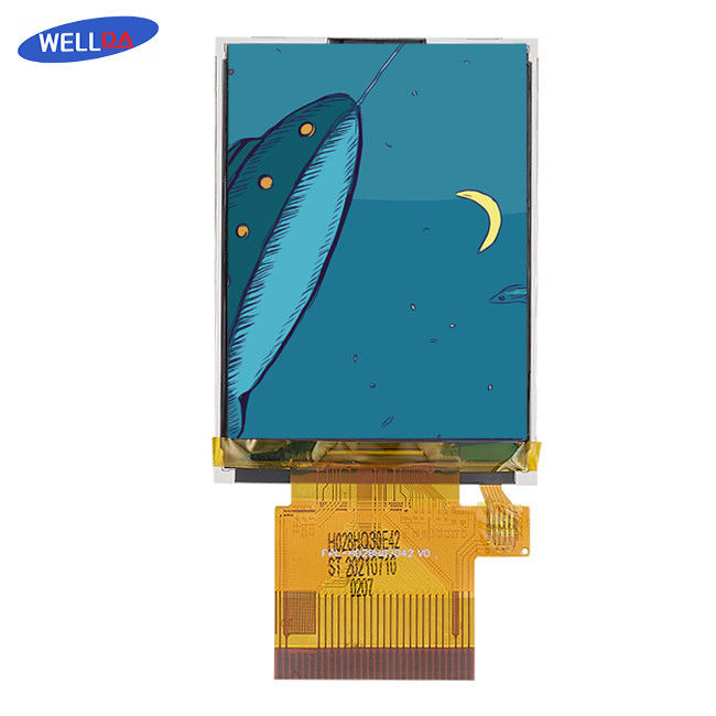 2.8 Inch TN LCD Panel 65K Color Depth Normally White High Resolution